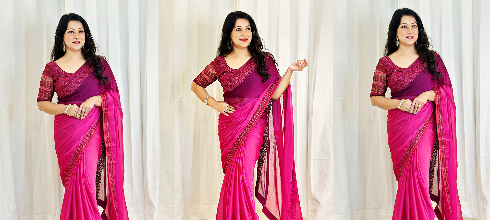 Latest Indian Party Wear Fancy Sarees Designs Collection (25) -  StylesGap.com