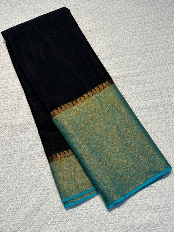 SARAN BLACK WITH BLUE