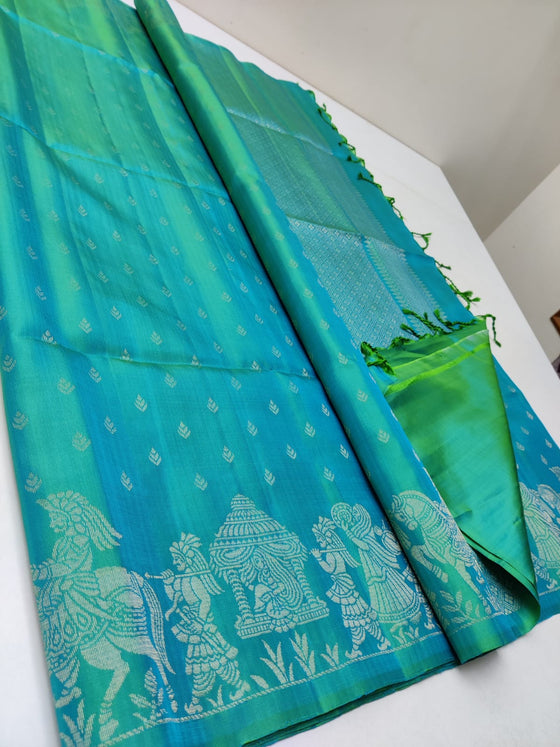 VINU KALYANA KALYANA OORVALAM SEA GREEN 04