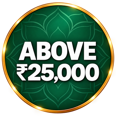 Above ₹25,000