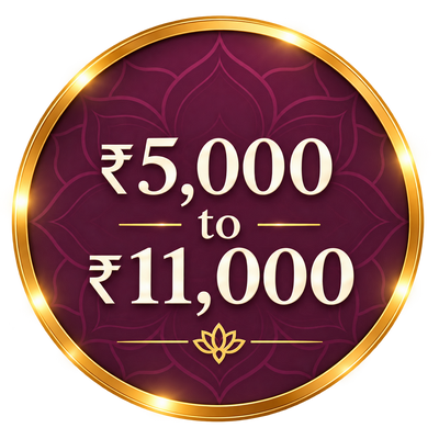 ₹5,000 to ₹11,000