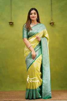  Adya Mehindi Yellow with Green 1