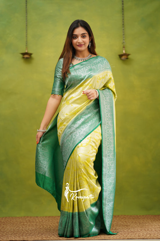 Adya Mehindi Yellow with Green 1