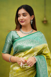 Adya Mehindi Yellow with Green 1