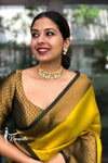 Swarna Mehdini Yellow with Bottle Green