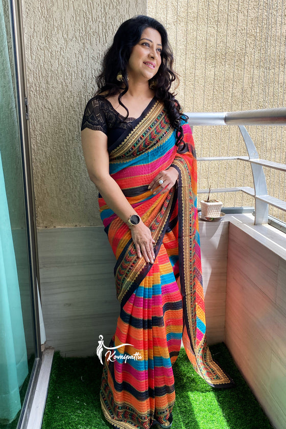 Simcha Sequence Saree